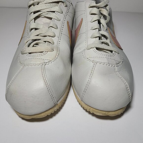 Nike Classic Cortez Light Bone Women's Shoes Size 11 - Picture 3 of 8
